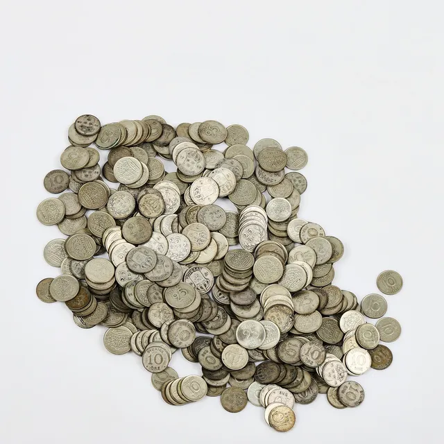 MYNT, 356 stycken, 25- samt 10-ören, svenska.
