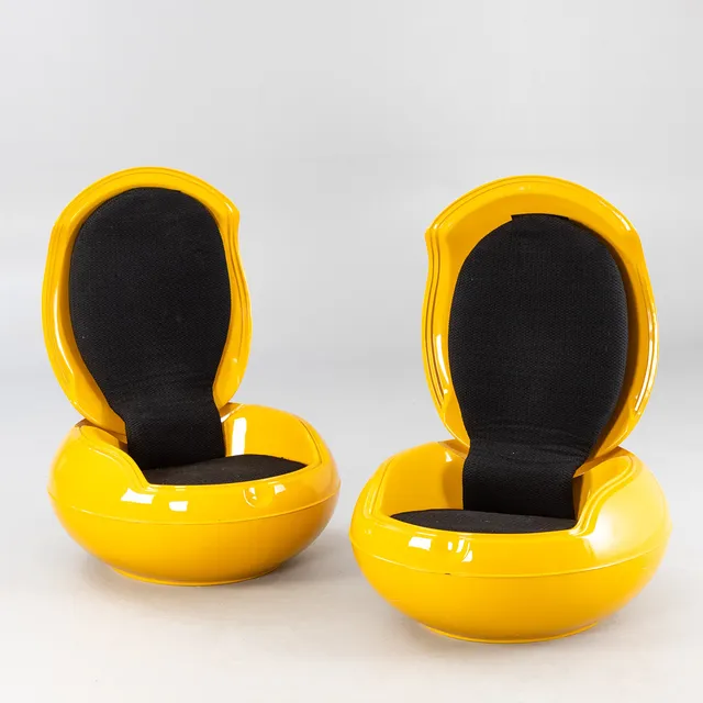 PETER GHYCZY. Reuter Products. Paar Sessel, Modell 'Garden Egg Chair'.