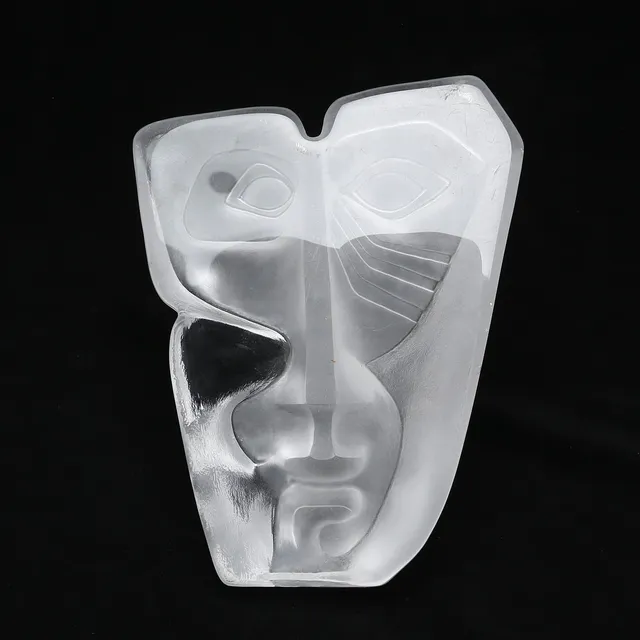 MATS JONASSON. SKULPTUR, glas,. Målerås, osignerad.