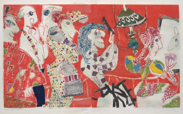 Nesch, Rolf — "Teatergarderobe" 1948