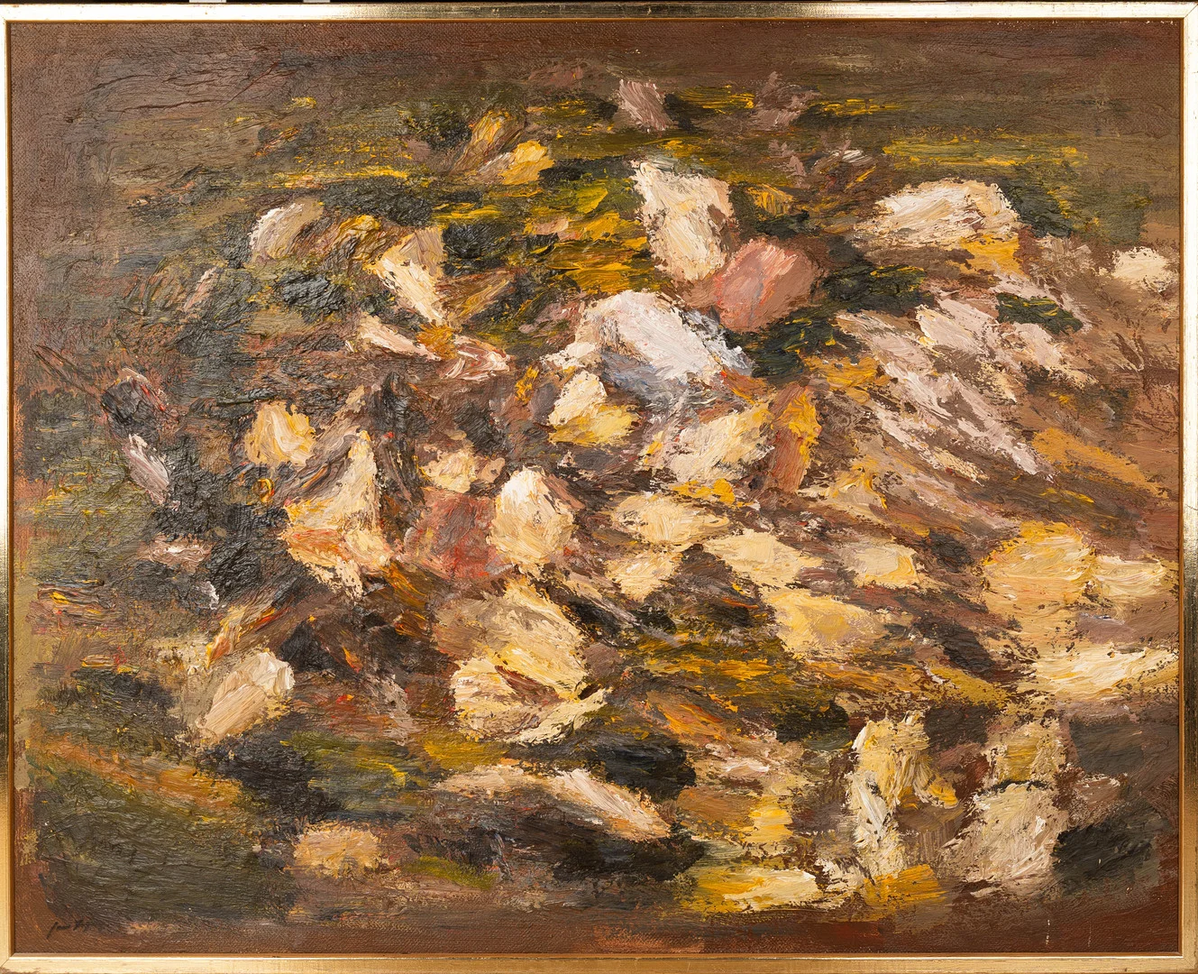 JEAN RAGNAR. Olja på pannå, "Höstlöv". — Paintings — Norrlands Auktionsverk
