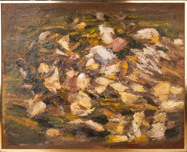 JEAN RAGNAR. Olja på pannå, "Höstlöv".