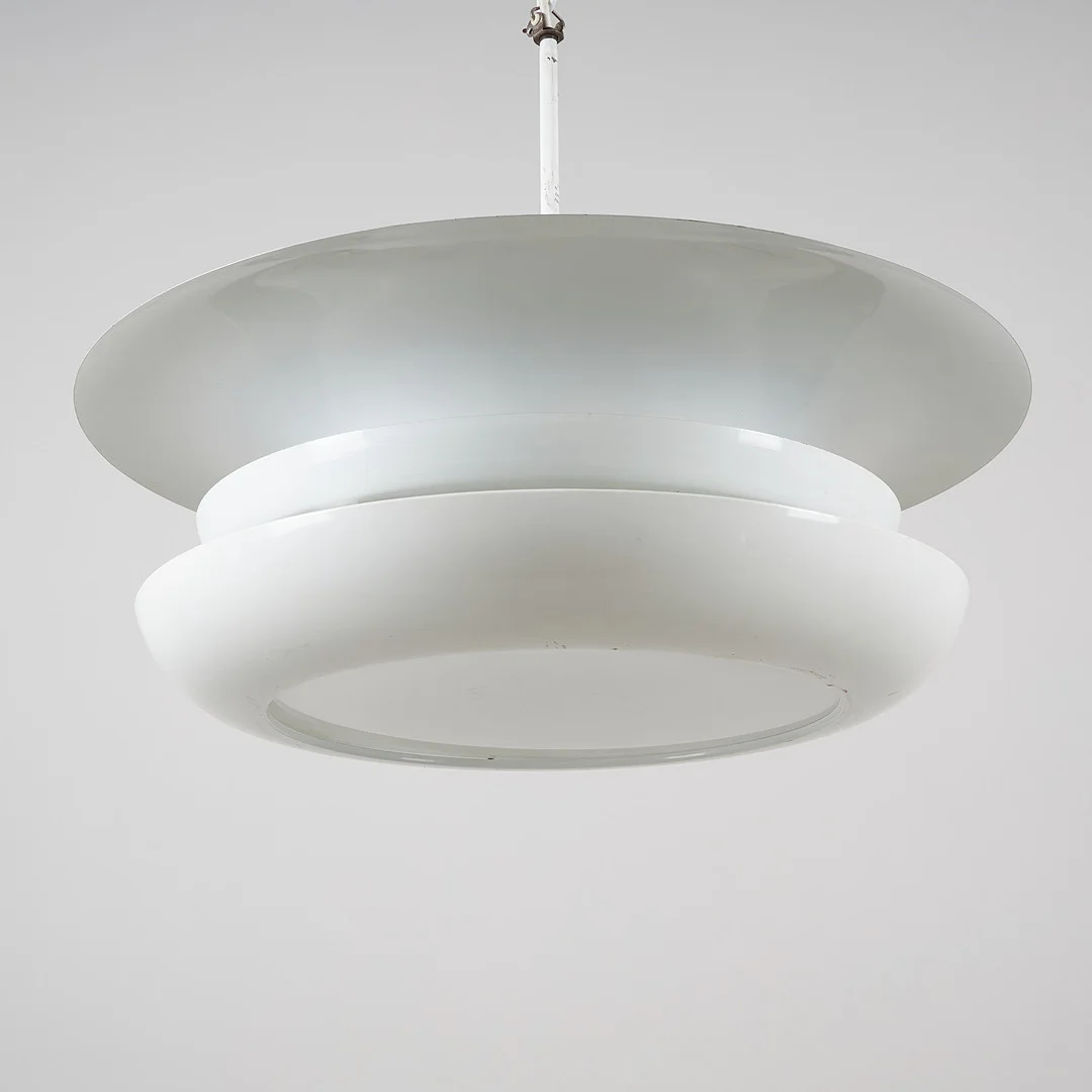 HEIKKI TURUNEN. TAKLAMPA, modell 340-284 Luxifer, Orno 1900-talets slut. — Ceiling lights — Stockholms Auktionsverk Helsinki