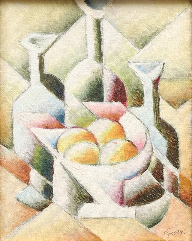 GEORG NILSSON. STILLEBEN, signerad.