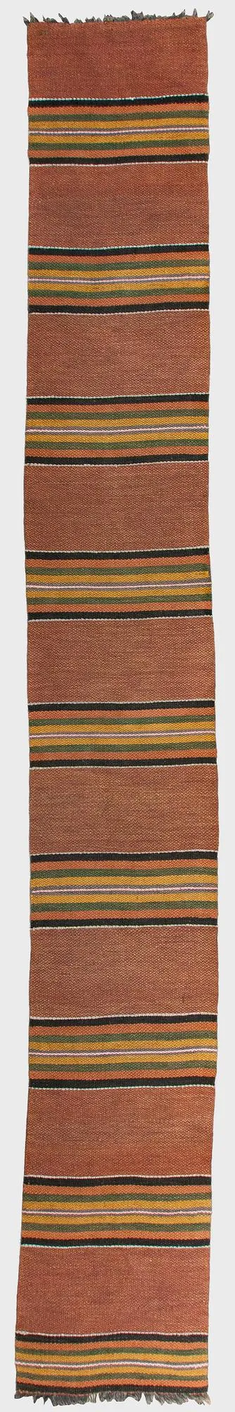 Trasmatta / gallerimatta, 1930/1940-tal. Circa 550 x 74 cm.