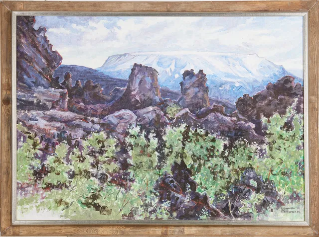 KURT EHREFELT (1921-2010). "Naturmystik, Island", olja på duk, signerad och daterad K Ehrefelt 86.