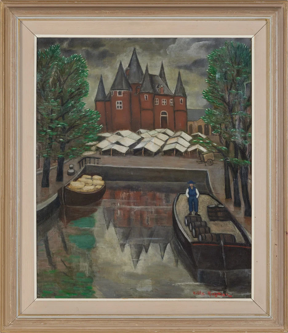 HILDA HEYMAN. Utan titel. — Paintings — Stockholms Auktionsverk Magasin 5
