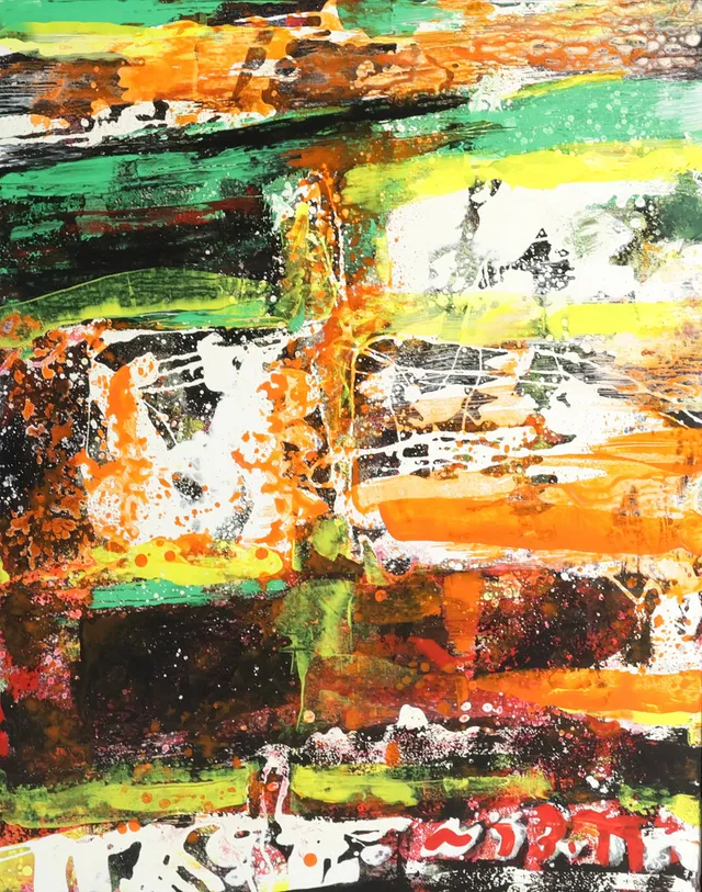PETER NYBORG (F. KØBENHAVN 1937). "Ireland The Sea". Signeret og dateret med titel på bagsiden. Olie på lærred.