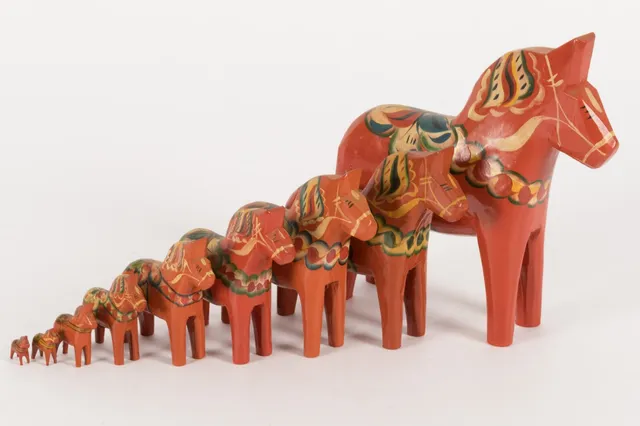 Nils Olsson. Collection Dalar horses