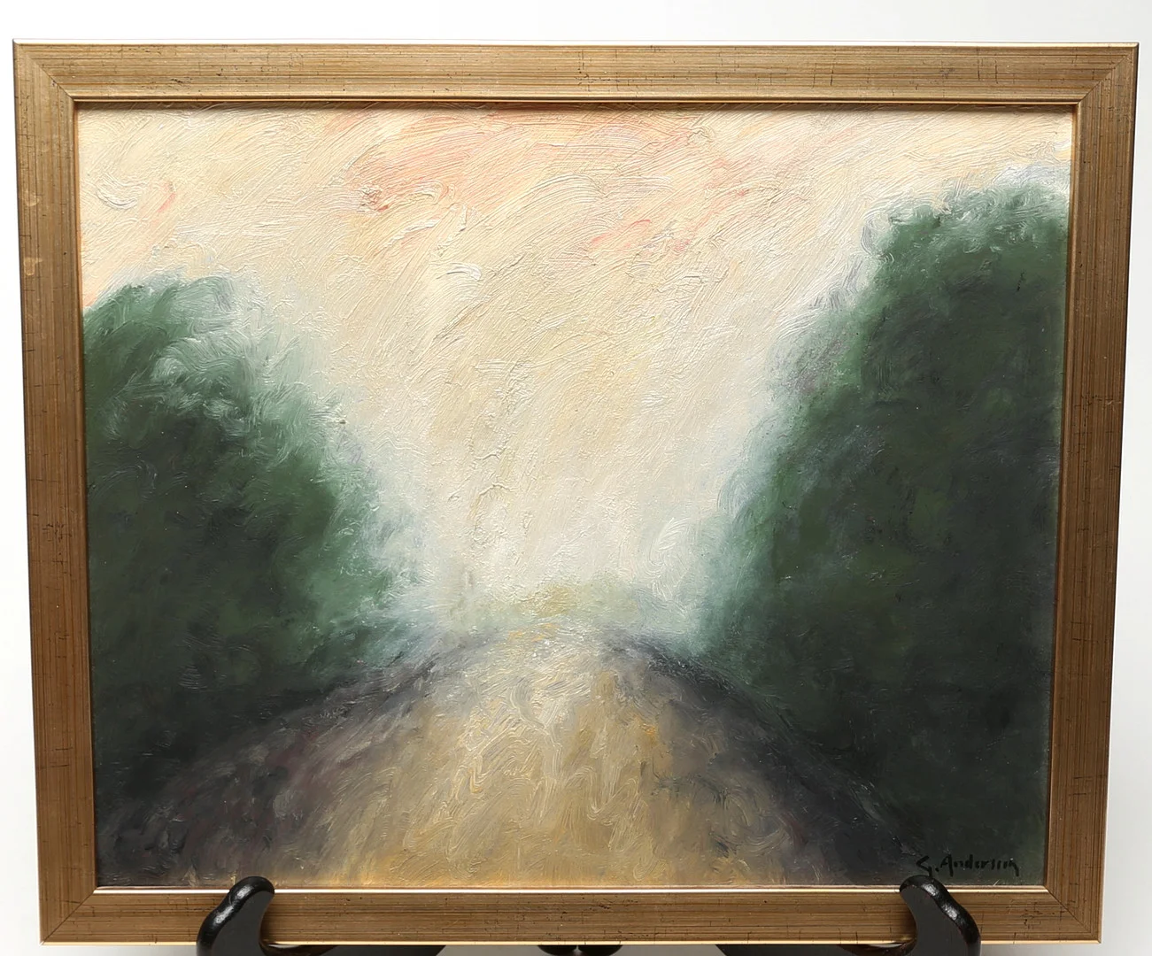GÖRAN ANDERSSON. OLJA, på pannå, Gläntan, signerad. — Paintings — Kalmar Auktionsverk