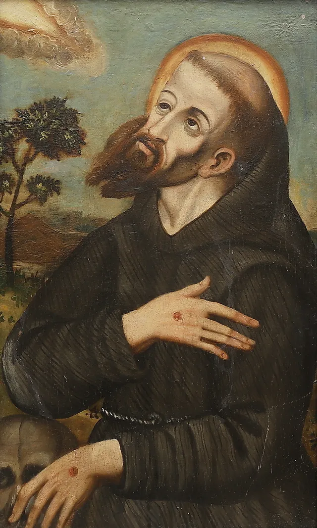 SPANISH SCHOOL, LATE 16TH CENTURY. Saint Francis of Assisi.