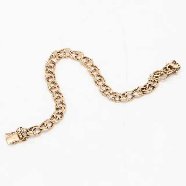 ARMBAND, bismarcklänk, 18K guld, 1967. Vikt ca 8.2 g.