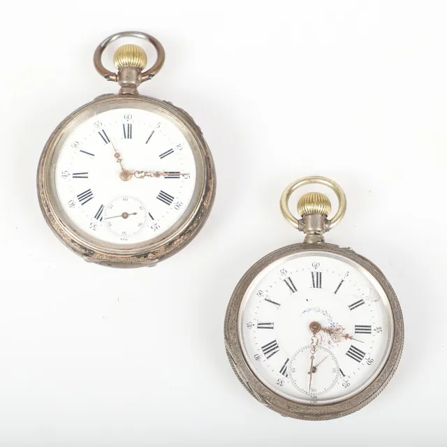 FICKUR, 2 stycken, silver.