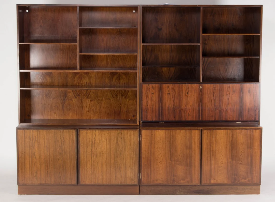 Oman Jun. Rosewood chatol system no. 5 and 9 (4) — Furniture/Cabinets, chests of drawers — Lauritz