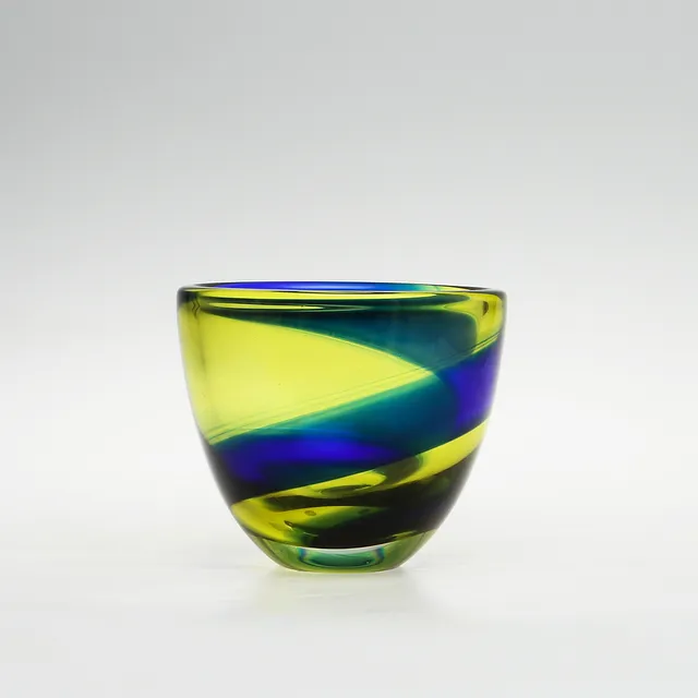 HANNE DREUTLER OCH ARTHUR ZIRNSACK. Skål, glas, Studio Åhus, signerad och numrerad 50/453.