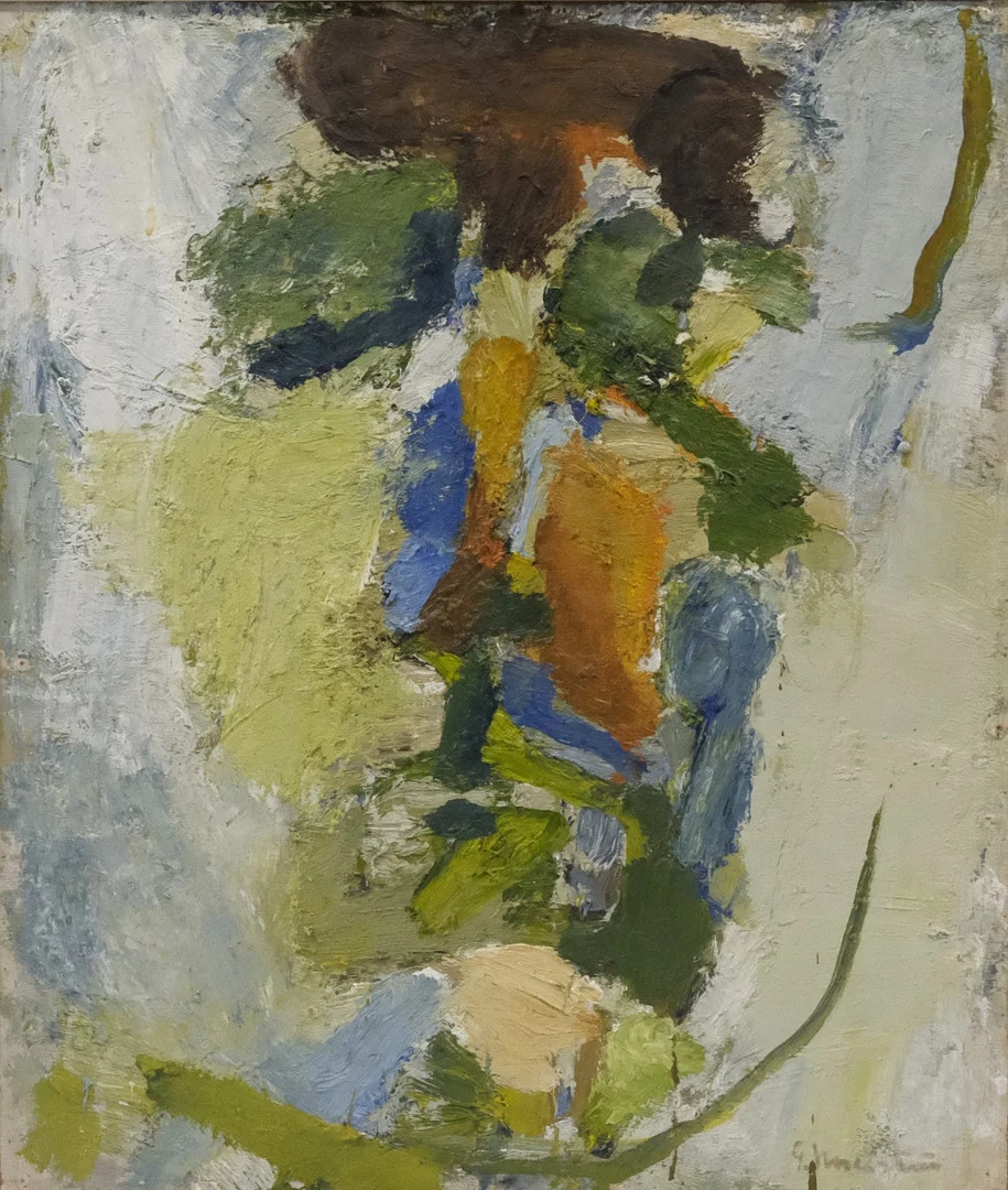 GERHARD NORDSTRÖM. OLJA PÅ DUK. KOMPOSITION. — Paintings — Björnssons Auktionskammare