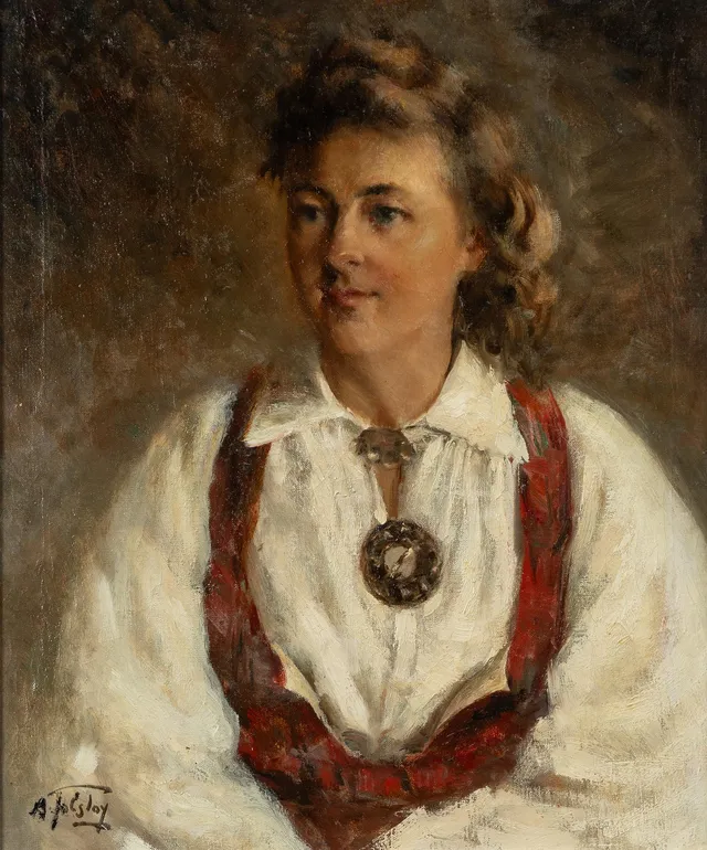 Alexander Tolstoy, Porträtt i halvfigur.