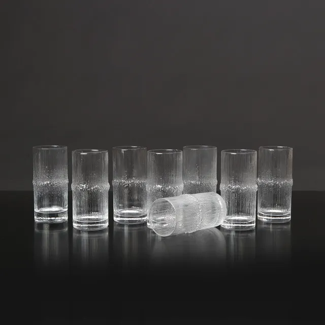 TAPIO WIRKKALA. GLAS, ÅTTA ST. Iittala, "Niva".