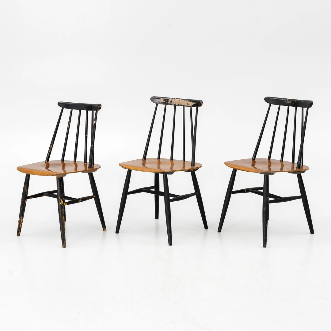Ilmari Tapiovaara, stolar, 5 st, "Fanett", Edsbyverken, 1950/60-tal. — Design/Möbler — Bukowskis