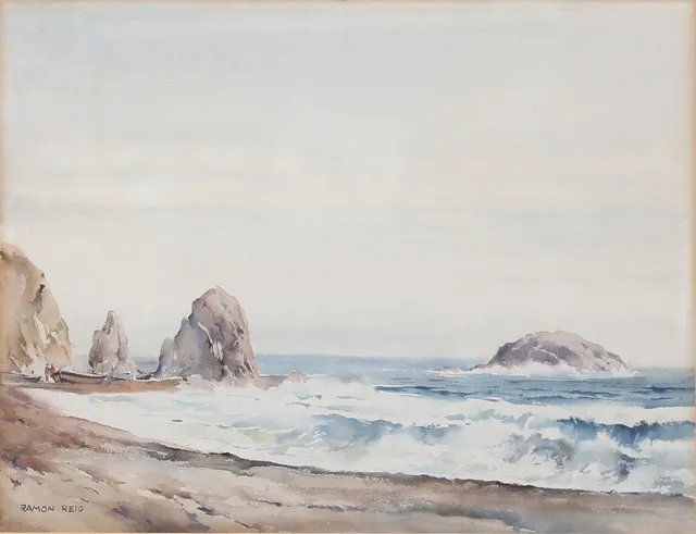 RAMON REIG. Seaside view.