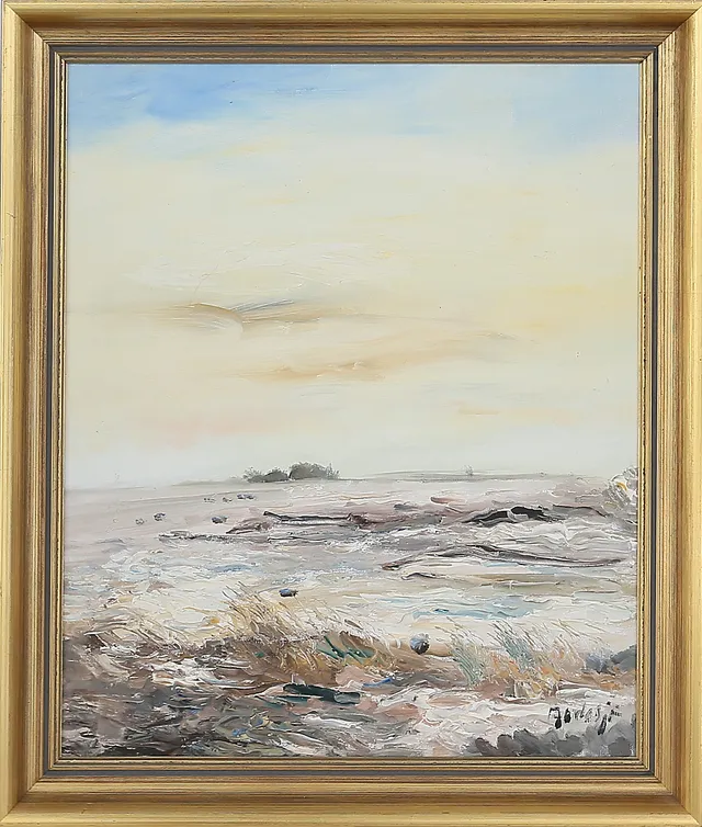 CHARLES AVDESJÖ. OLJA på duk, signerad, 1900-tal.