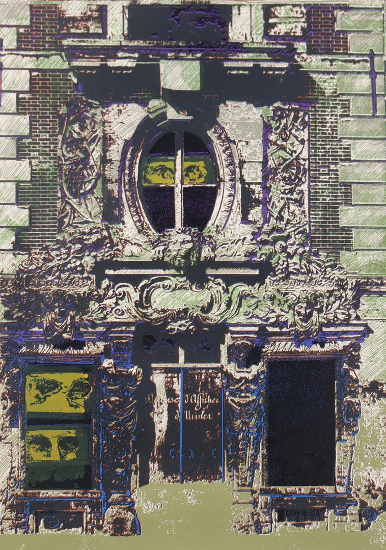 HASSE HASSELGREN. seriegrafi komposition. — Engravings & Prints — Markus Auktioner