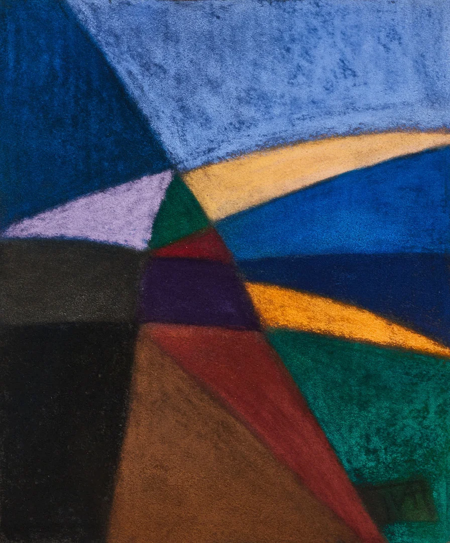 TORA VEGA HOLMSTRÖM (1880-1967). Komposition, monogramsignerad TVH, pastell. — Paintings — Crafoord Auktioner Stockholm