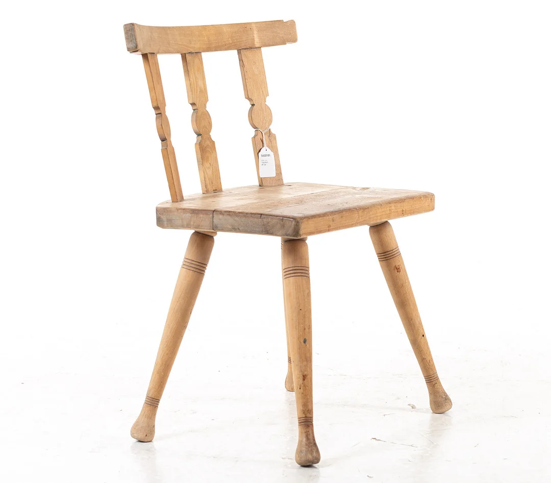 STOL, s.k "Fäbodstol", allmoge. — Armchairs & Chairs — Handelslagret Auktionsservice
