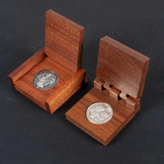 MEDALJER SILVER, 2 st 83,59 g finsilver.