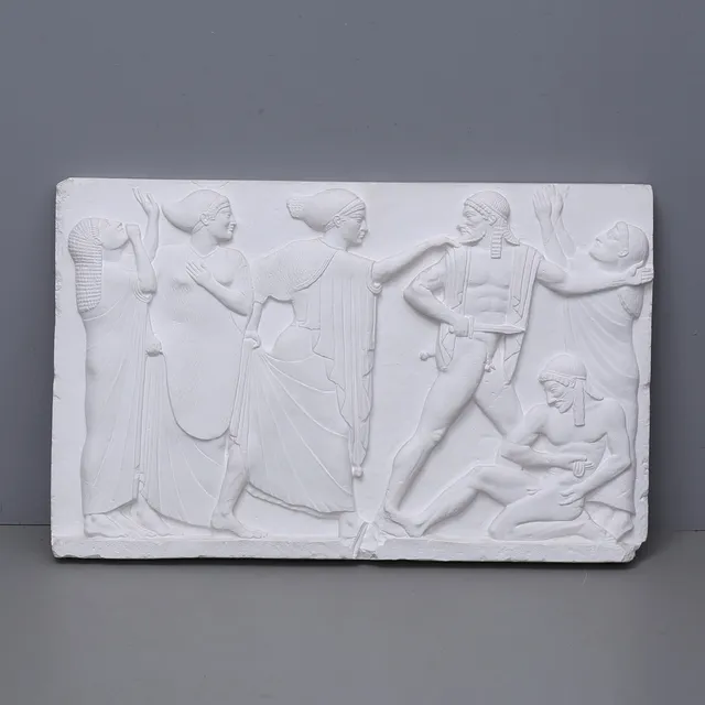 RELIEF, gips, Ny Carlsberg Glyptotek, Danmark.