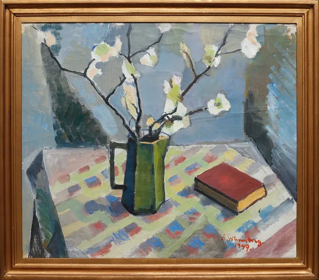 ÅKE WINNBERG. Stilleben, olja på duk, signerad och daterad 1949.