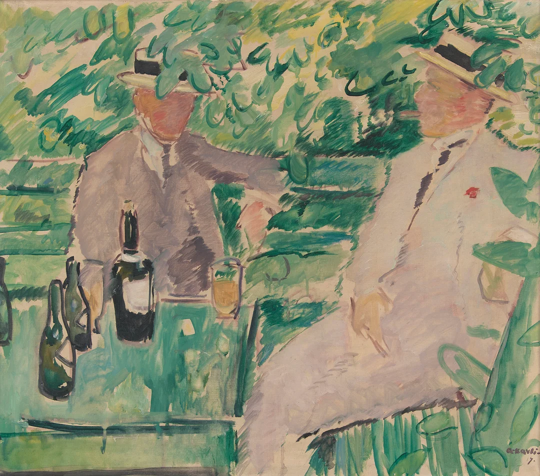 Kavli, Arne — I hagen, 1919 — Kunst/Maleri — Blomqvist