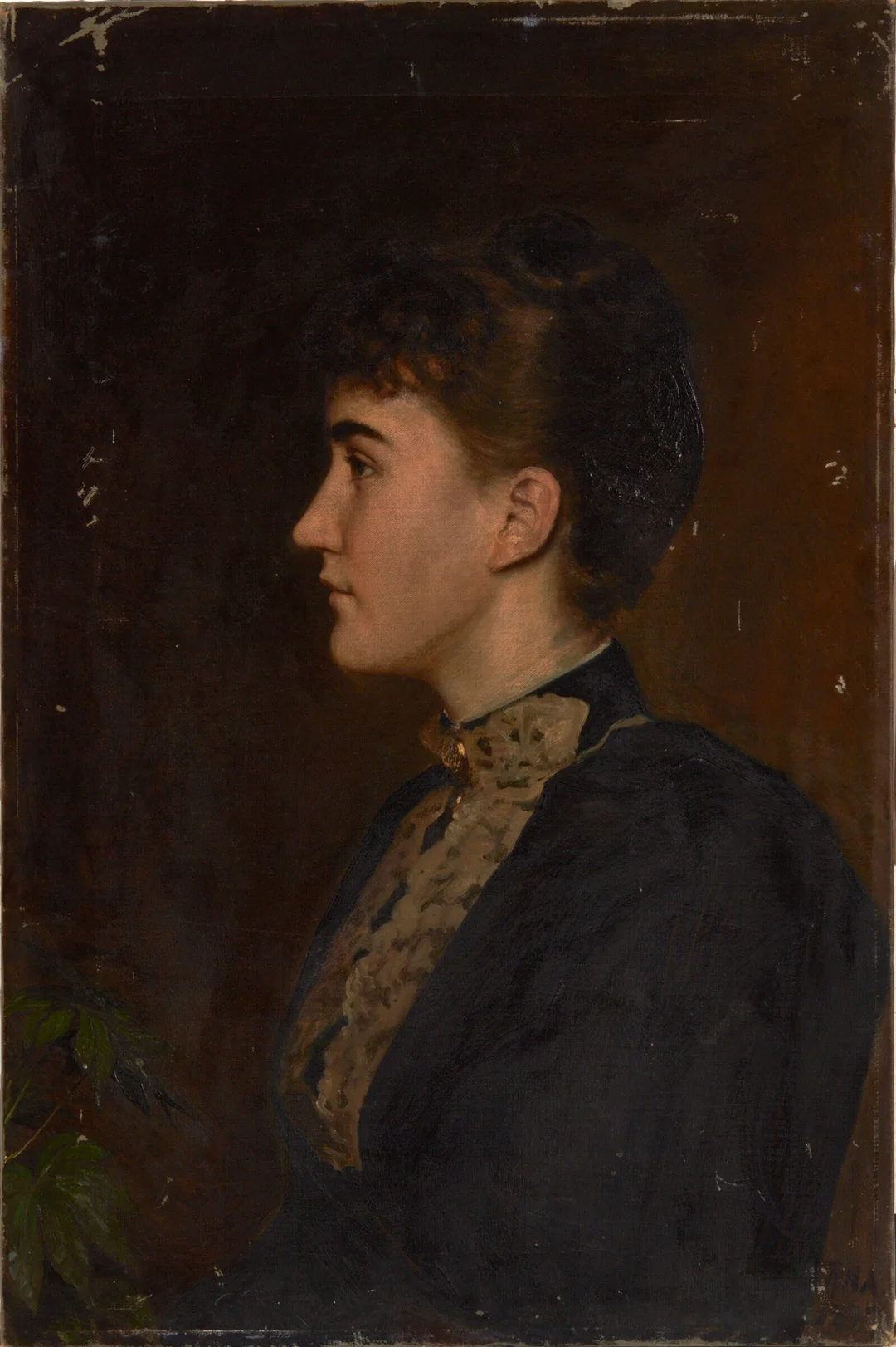 Arbo, Peter Nicolai — Portrett av ung dame — Kunst/Maleri — Blomqvist