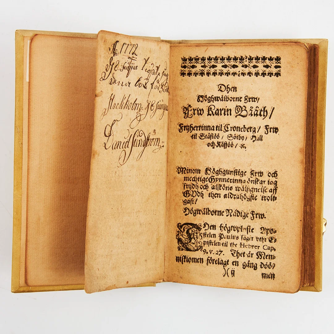 MOLLERUS MANUALE, Strängnäs, 1679. — Books — Stockholms Auktionsverk Magasin 5