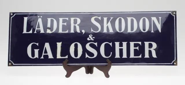 EMALJSKYLT, "Läder, Skodon & Galoscher".