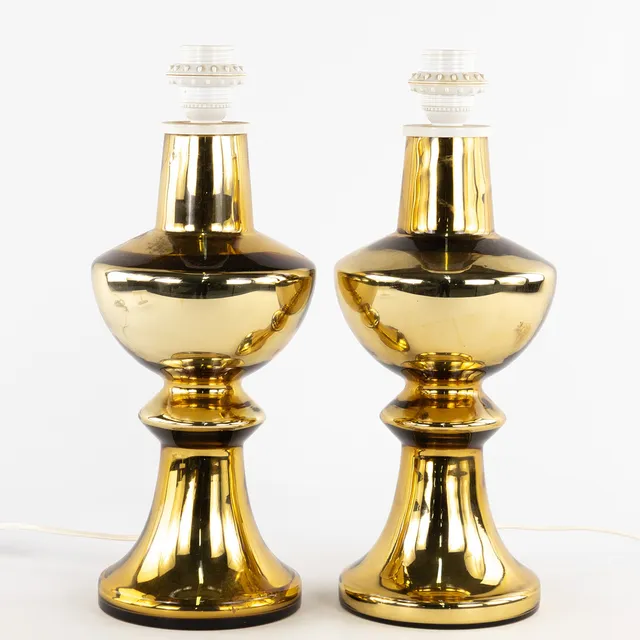 UNO OCH ÖSTEN KRISTIANSSON. ett par, glas, Luxus.