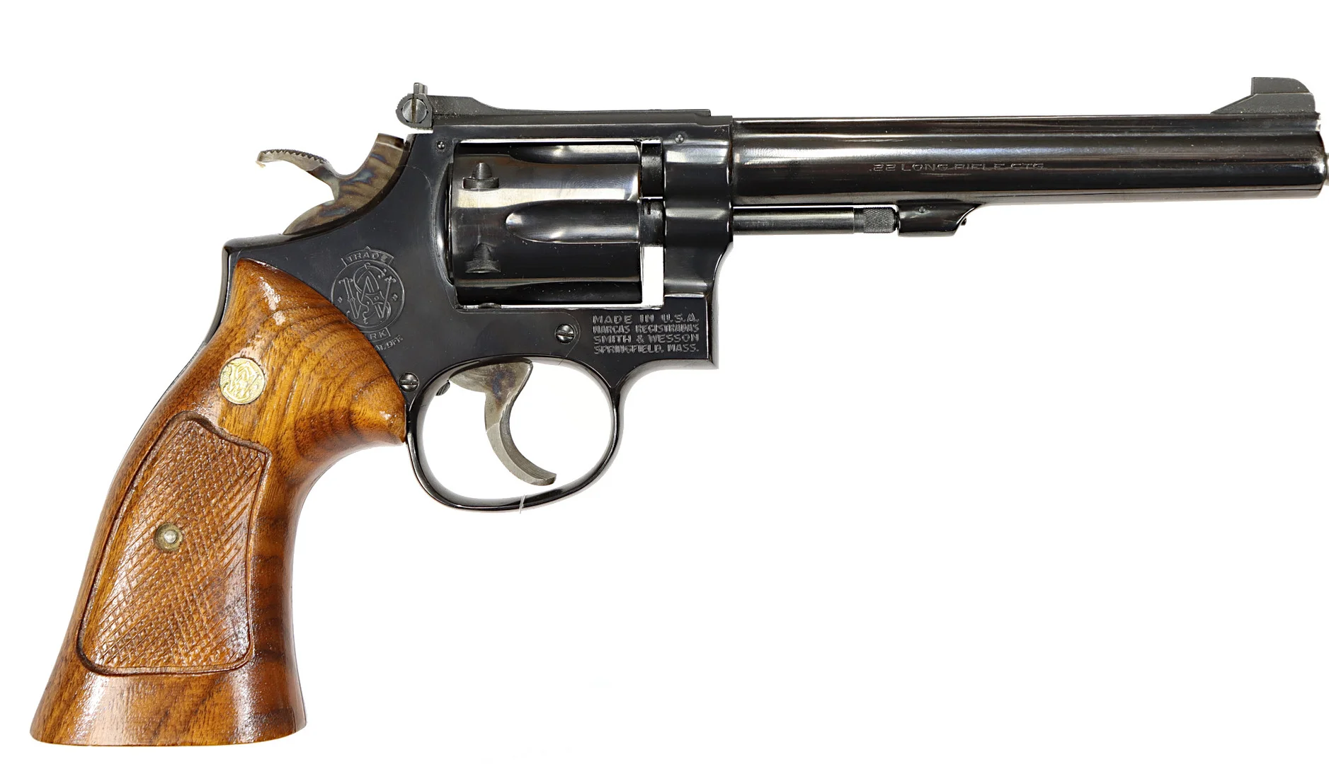 REVOLVER, fabrikat Smith & Wesson, modell 17-3, kaliber .22lr, tillv.nr 12K8476. — Revolvers — Walter Borg