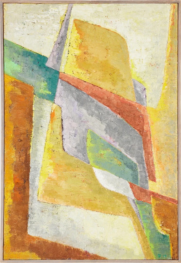 GERD NORDENSKJÖLD. Dagens rytm I, olja på duk, 95 x 65 cm. — Paintings — Stockholms Auktionsverk Fine Art
