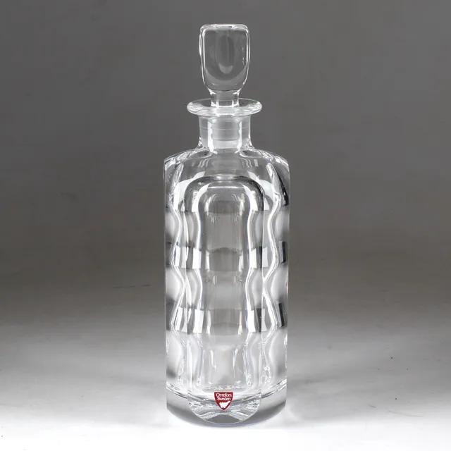 SVEN PALMQVIST. Karaff, glas, Orrefors, 1900-talets senare del.