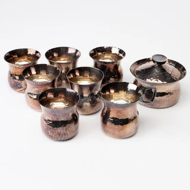 ERIC LÖFMAN. 8 delar, silver, MEMA och MGAB, Uppsala 1900-tal.