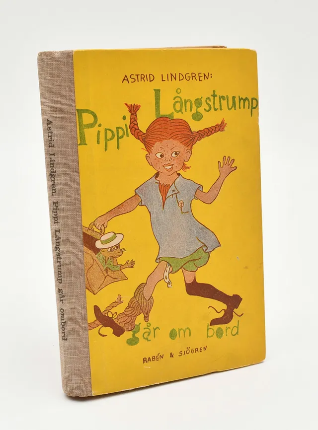 ASTRID LINDGREN. Pippi Långstrump går ombord. 1946. 1 st ed.