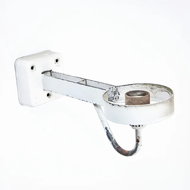 GUNNAR ASPLUND. Vägglampa, ASEA Skandia, stome i vitlackerad metall, kupa av glas.