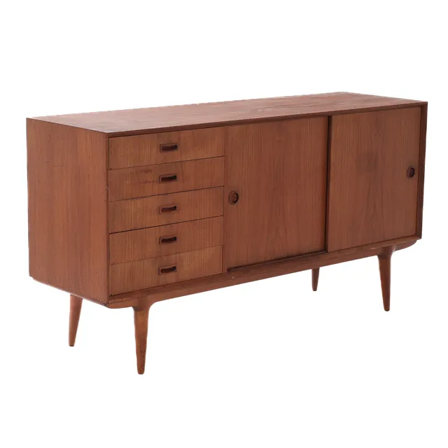 Omann Junior: Low sideboard - teak wood