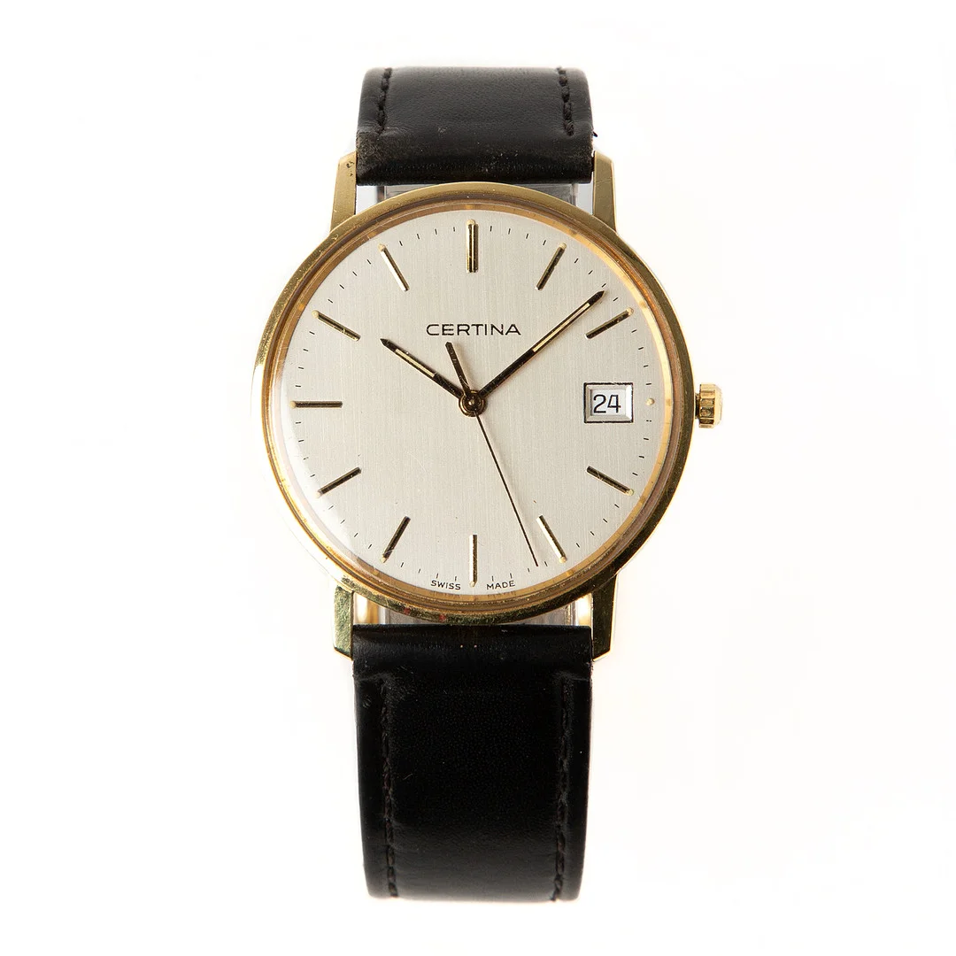 CERTINA, armbandsur, 18K guld, 1900-tal. — Wristwatches — Stockholms Auktionsverk Göteborg
