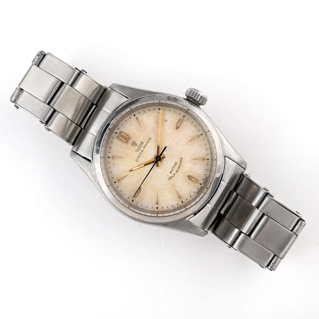 A GENTLEMAN'S STAINLESS STEEL OYSTER-PRINCE AUTOMATIC WRISTWATCH BY TUDOR. — Wristwatches — Lawrences Auctioneers