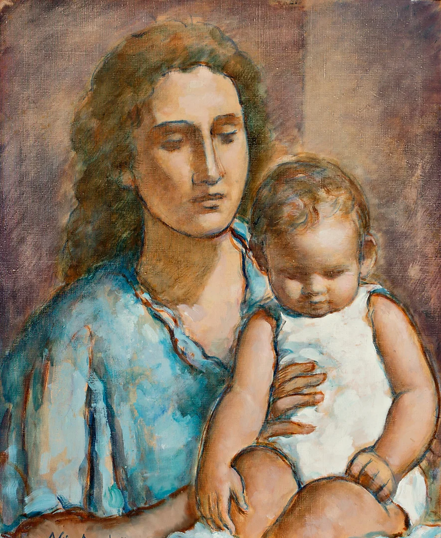 ANTONI VILA ARRUFAT. Maternity. — Paintings — Balclis