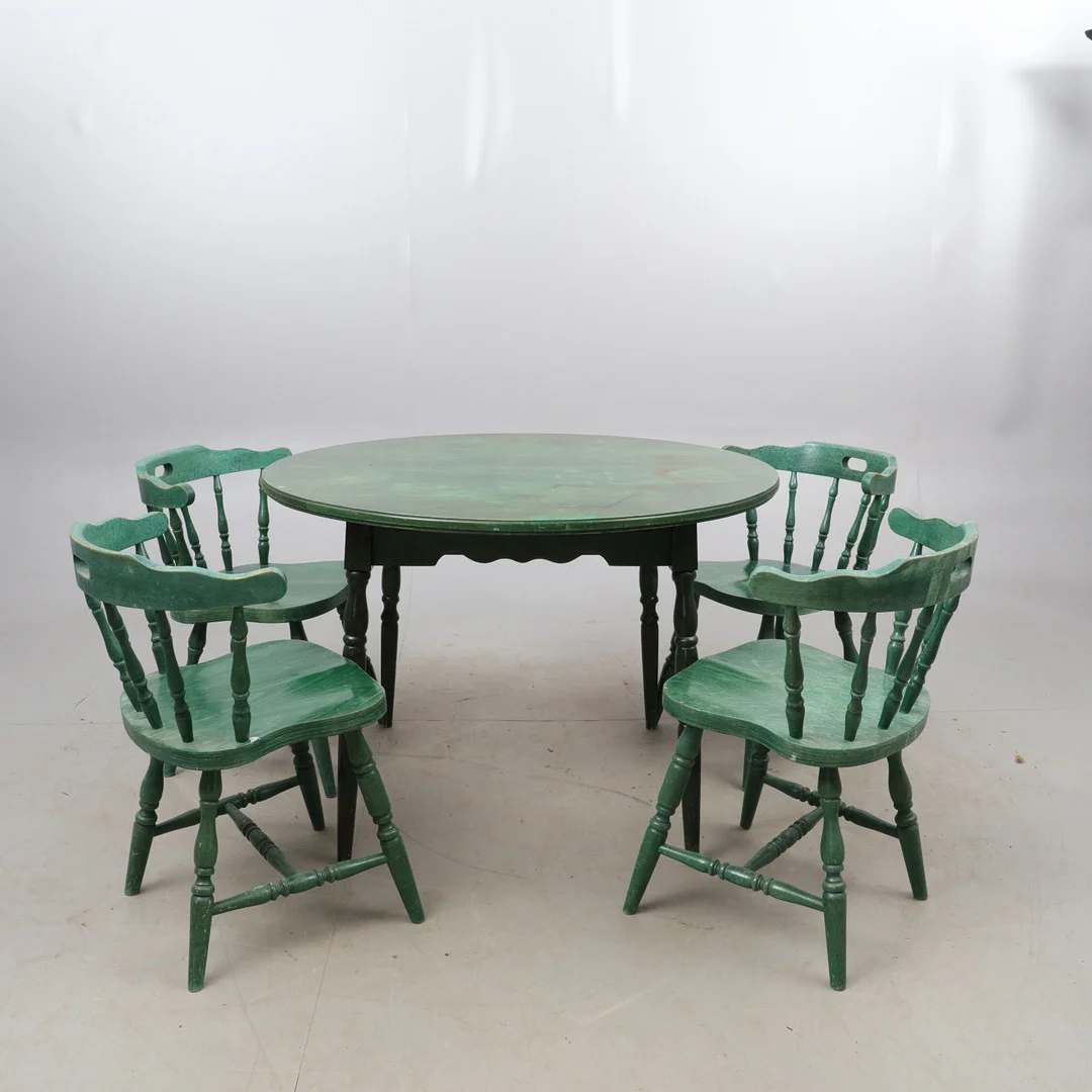 MATGRUPP, 5 delar,1970-tal. — Sofas & Seatings — Södermanlands Auktionsverk