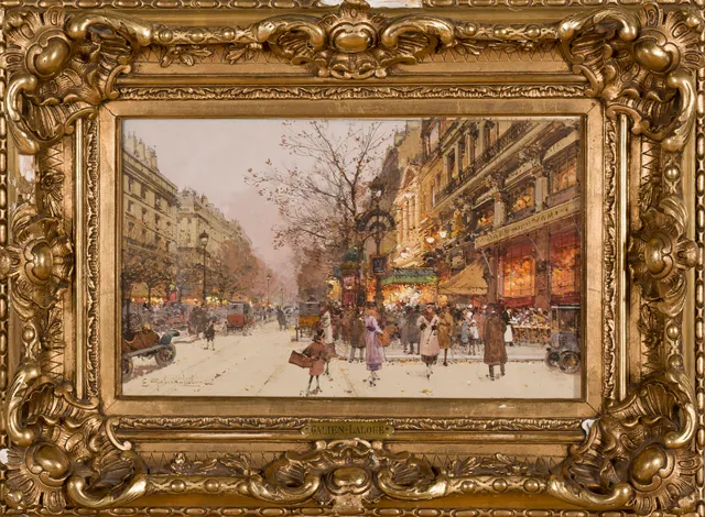 Galien Laloue, Eugène — "Boulevard Monmartre a Paris"