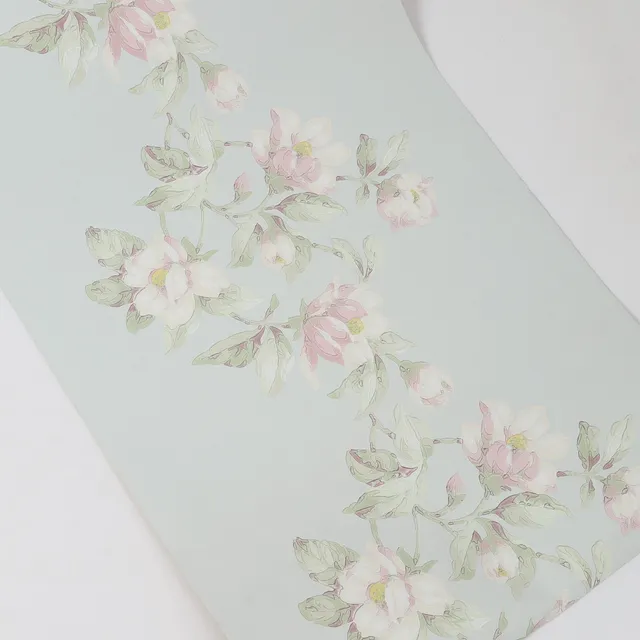 LAURA ASHLEY. Tapeter, 10 rullar, "Magnolia Duck egg", England.