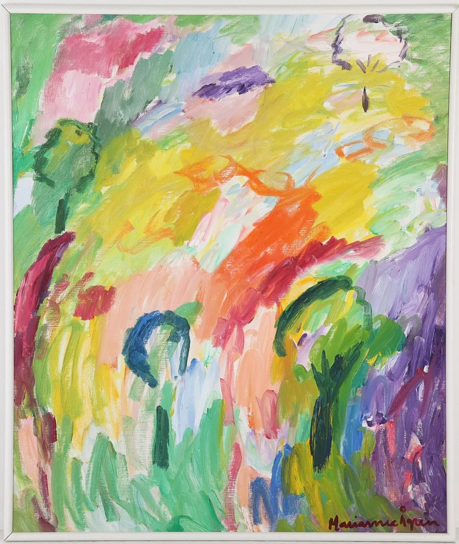 MARIANNE ÅGREN. f 1943. Olja på duk, 122 x 104 cm, signerad. — Paintings — Auktionsverket Engelholm